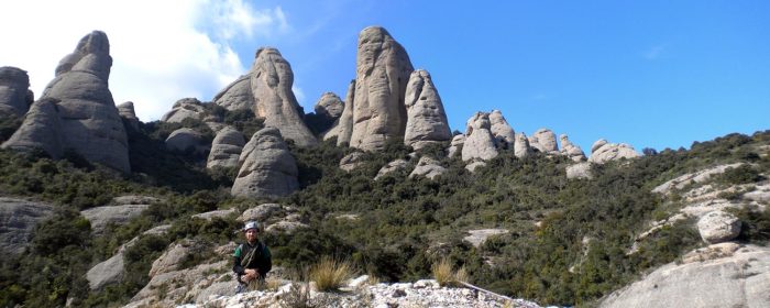 Arribant al cim de l'Elefantet se'ns obre una fantàstica panoràmica de Sant Benet